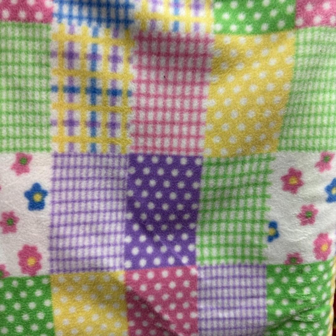 PASTEL - Patchwork Print - Anti Pill Theme Fleece Fabric, 60” Inches Wide – Sold By The Yard