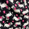 White Dogs Print - Anti Pill Theme Fleece Fabric, 60” Inches Wide – Sold By The Yard