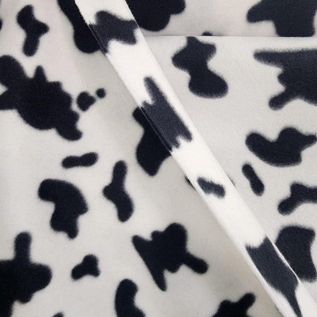 Cow Print - Anti Pill Theme Fleece Fabric, 60” Inches Wide – Sold By The Yard