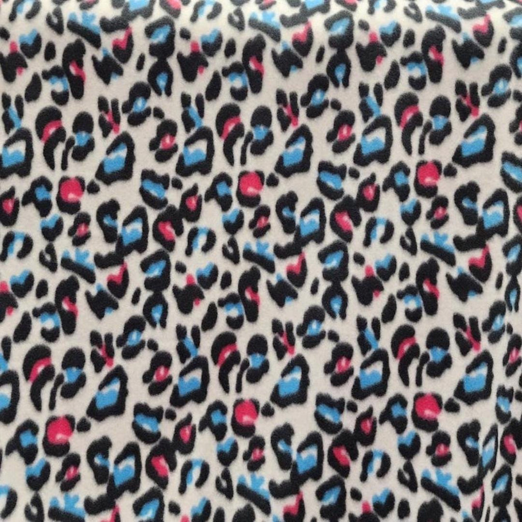 Leopard Print - Anti Pill Theme Fleece Fabric, 60” Inches Wide – Sold By The Yard