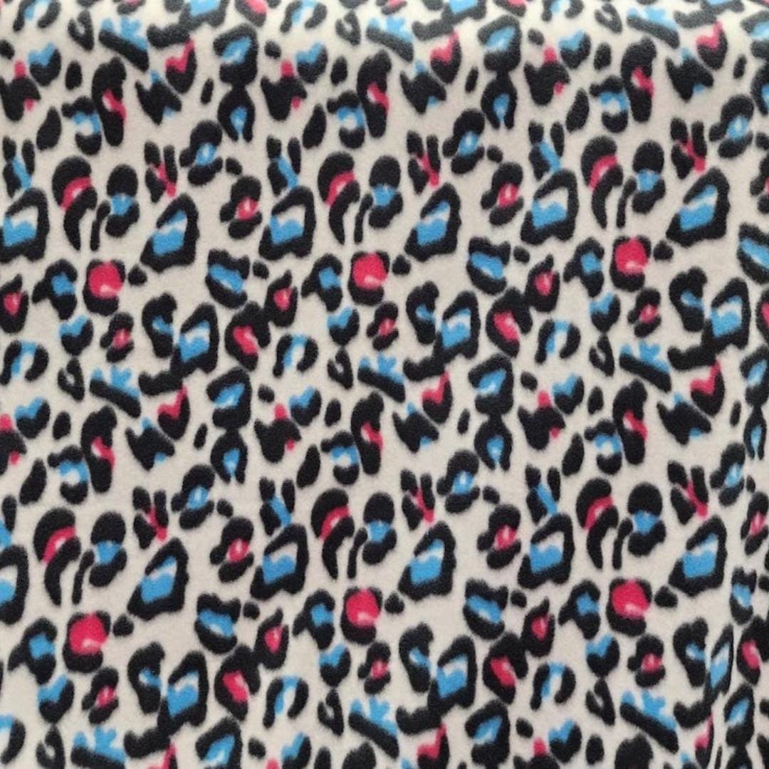 Leopard Print - Anti Pill Theme Fleece Fabric, 60” Inches Wide – Sold By The Yard