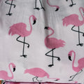 Pink Flamingo Prints - Anti Pill Theme Fleece Fabric, 60” Inches Wide – Sold By The Yard