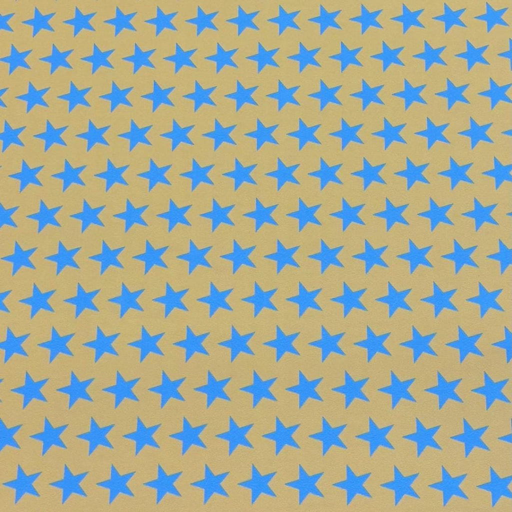 Black-light Reactive Orange and Lavender Star - 4 Way Stretch Fabric By The Yard - 60" Wide Spandex Fabric - Thick and Heavy Spandex Fabric