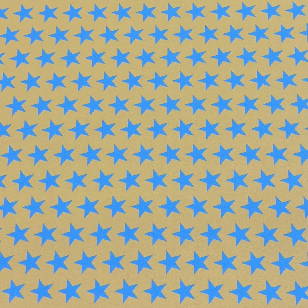 Black-light Reactive Orange and Lavender Star - 4 Way Stretch Fabric By The Yard - 60" Wide Spandex Fabric - Thick and Heavy Spandex Fabric
