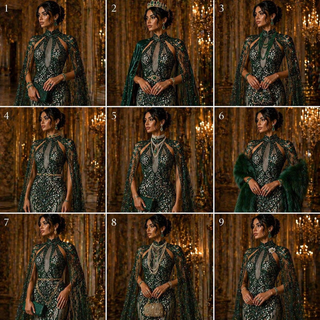 Glossy Design Luxury Shiny Sequin - HUNTER - 4 Way Stretch Mesh Fabric – Prom & Evening Dress Material By The Yard.