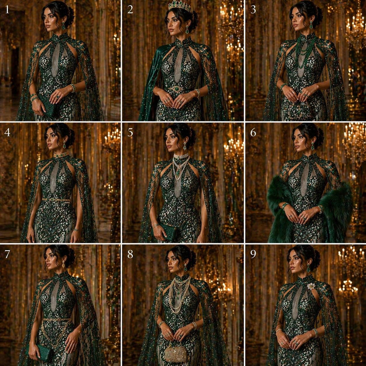 Glossy Design Luxury Shiny Sequin - HUNTER - 4 Way Stretch Mesh Fabric – Prom & Evening Dress Material By The Yard.