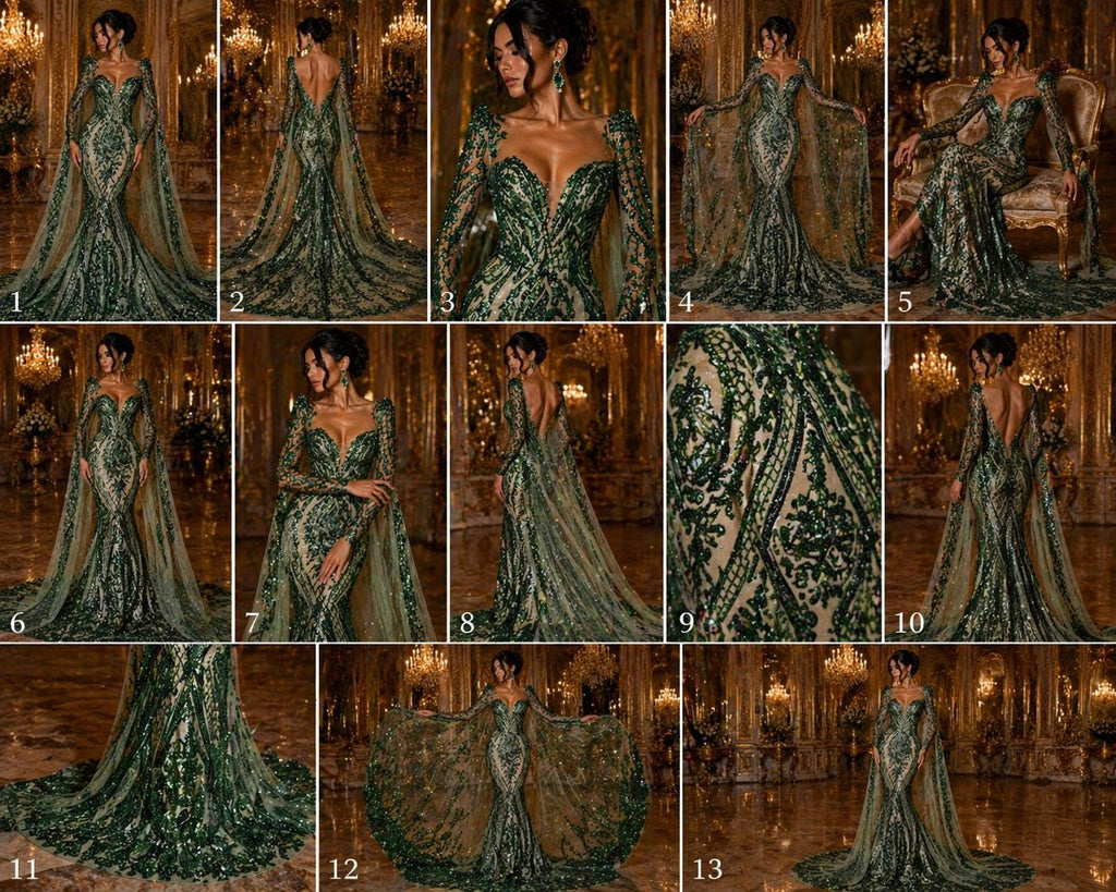 Hunter- Marvelous Luxury Shiny Sequin 4-Way Stretch Mesh Fabric – Prom & Evening Dress Material By The Yard.