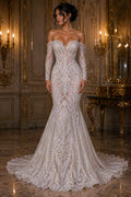 White - Marvelous Luxury Shiny Sequin 4-Way Stretch Mesh Fabric – Prom & Evening Dress Material By The Yard.