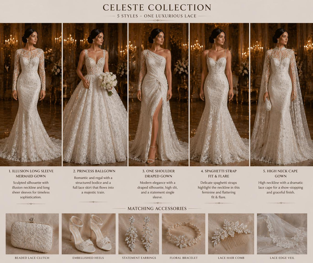 Luxury Lace - Ivory - 3D Beaded Design with Embroidered Sequins and Beads On a Mesh Lace Fabric for Prom Dress By The Yard
