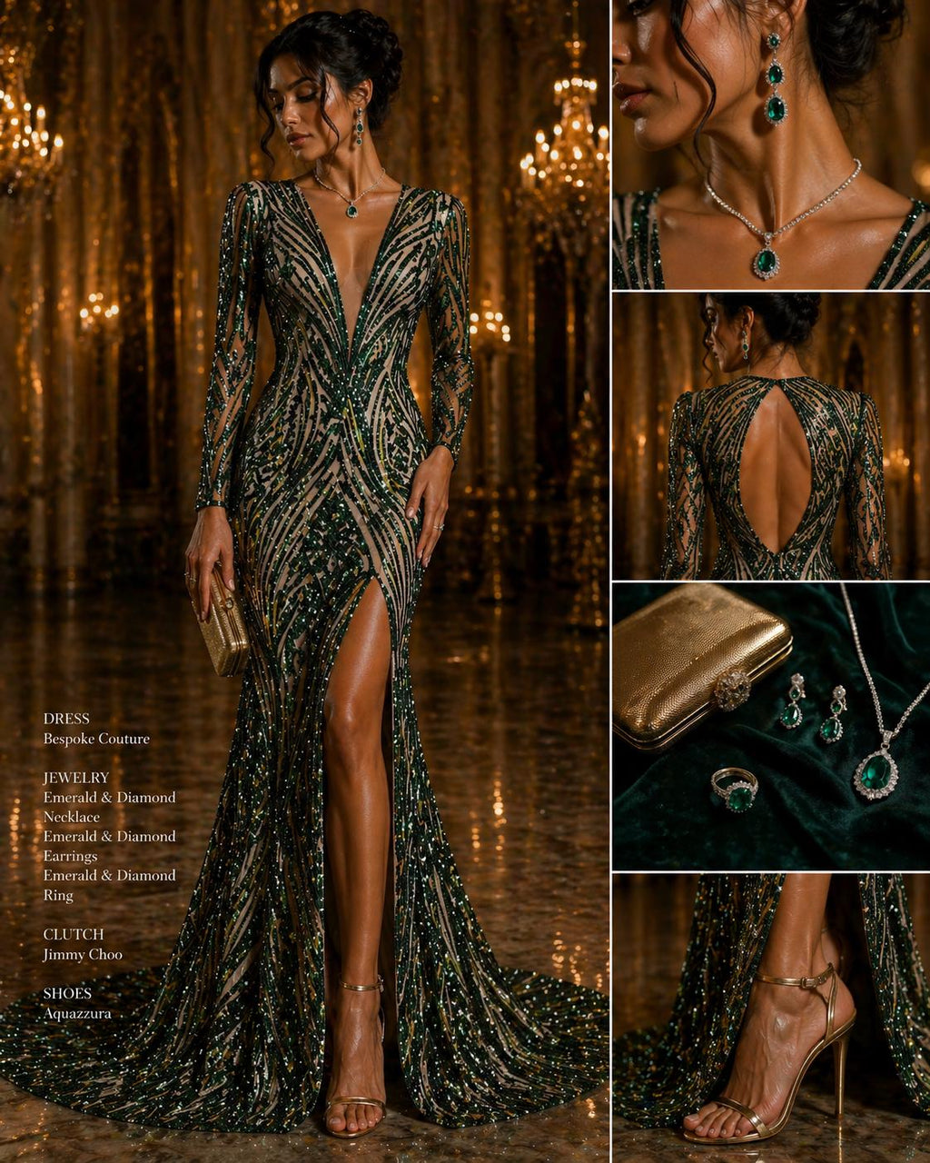 Luxury Shiny Sequin 4-Way Stretch Mesh Fabric – Prom & Evening Dress Material By The Yard. Hunter