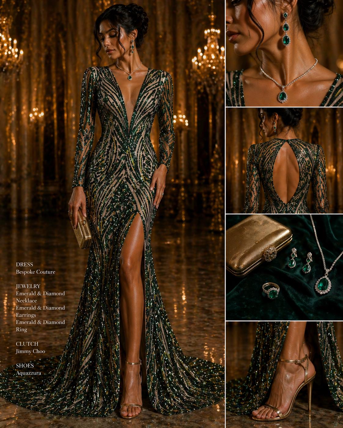 Luxury Shiny Sequin 4-Way Stretch Mesh Fabric – Prom & Evening Dress Material By The Yard. Hunter