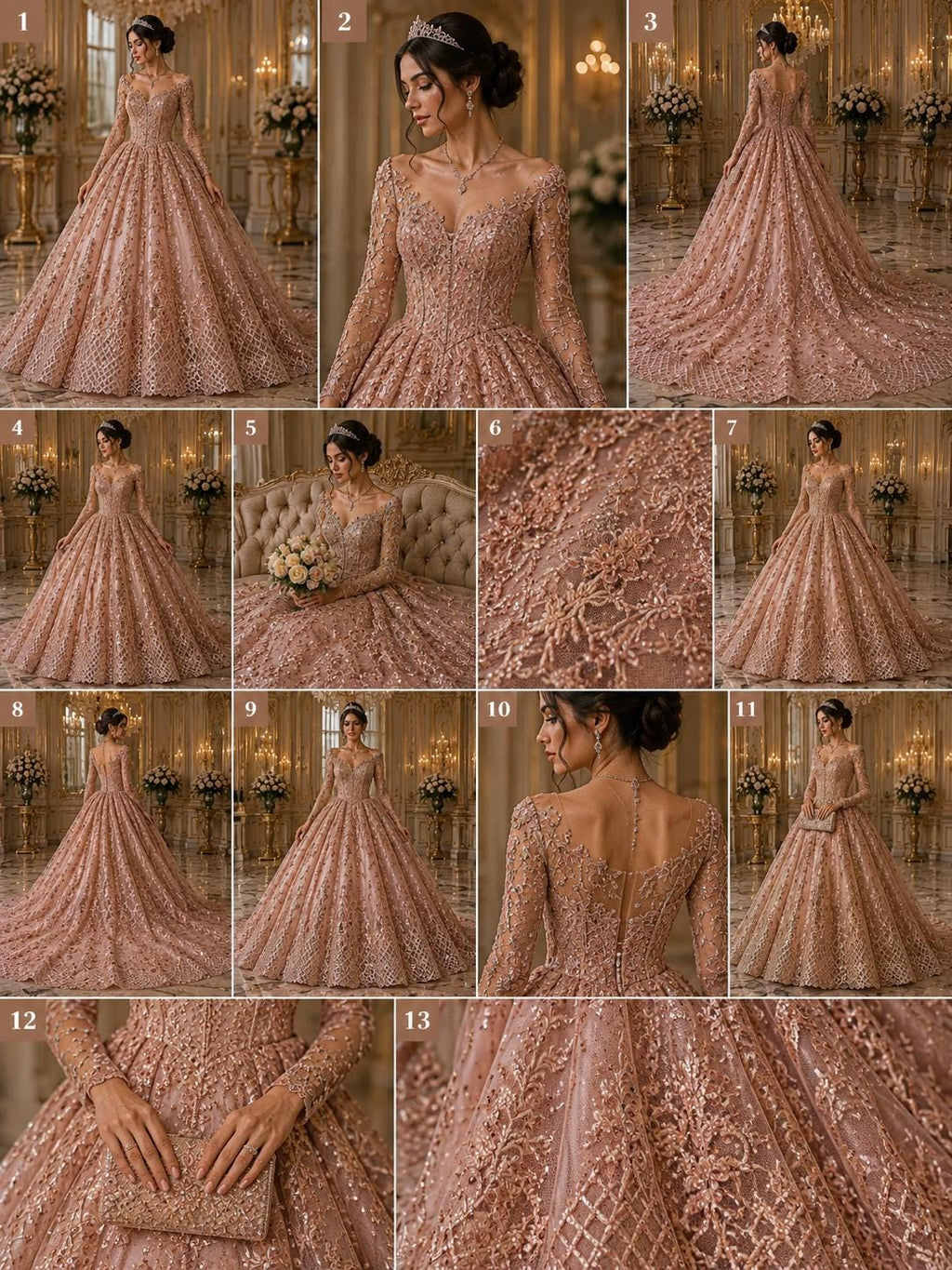 Luxurious Design Lace - Blush - Beaded Design with Embroidered Sequins and Beads On a Mesh Lace Fabric for Prom Dress By The Yard