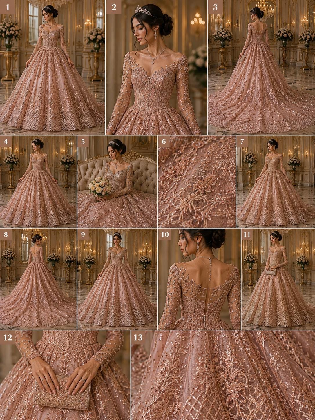 Luxurious Design Lace - Blush - Beaded Design with Embroidered Sequins and Beads On a Mesh Lace Fabric for Prom Dress By The Yard