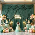 2 Panels - HUNTER - 5Ft x 14Ft Wrinkle Free Backdrop Curtains for Parties  - Silky Interlock Backdrop for Weddings Birthday Party Curtains