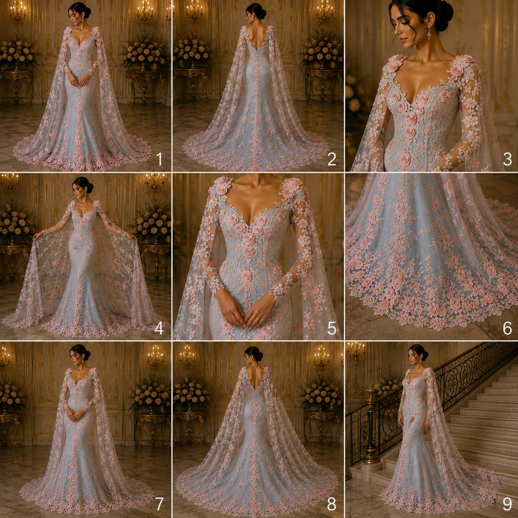 3D Floral Lace - PINK - 3D Floral Embroider Beaded Rhinestones On a Mesh Lace 48” Wide For Quinsiañera Dresses - Prom Dress Sold By Yard