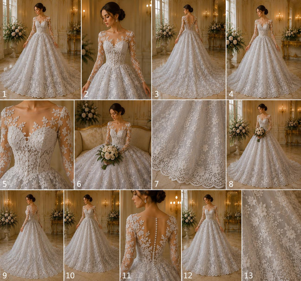 3D Floral Lace - WHITE  -  3D Floral Embroidered Mesh Lace with Pearls| Fabric For Quinsiañera Dresses - Prom Dress Sold By Yard
