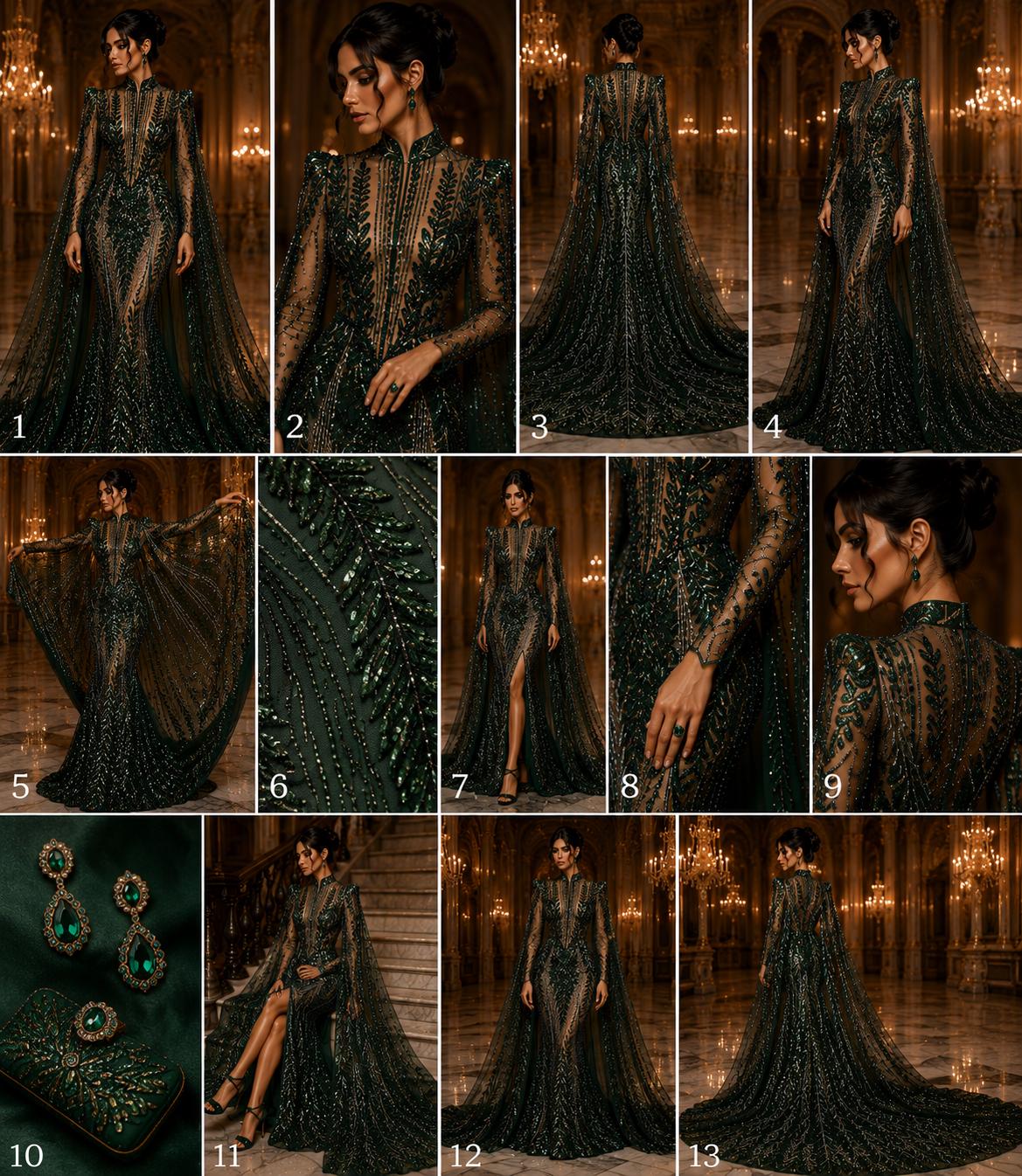 HUNTER - Lux Sequin Embroidered Mesh Fabric – Luxury Blue Lace by the Yard – Couture Evening Dress, Prom & Bridal Fabric