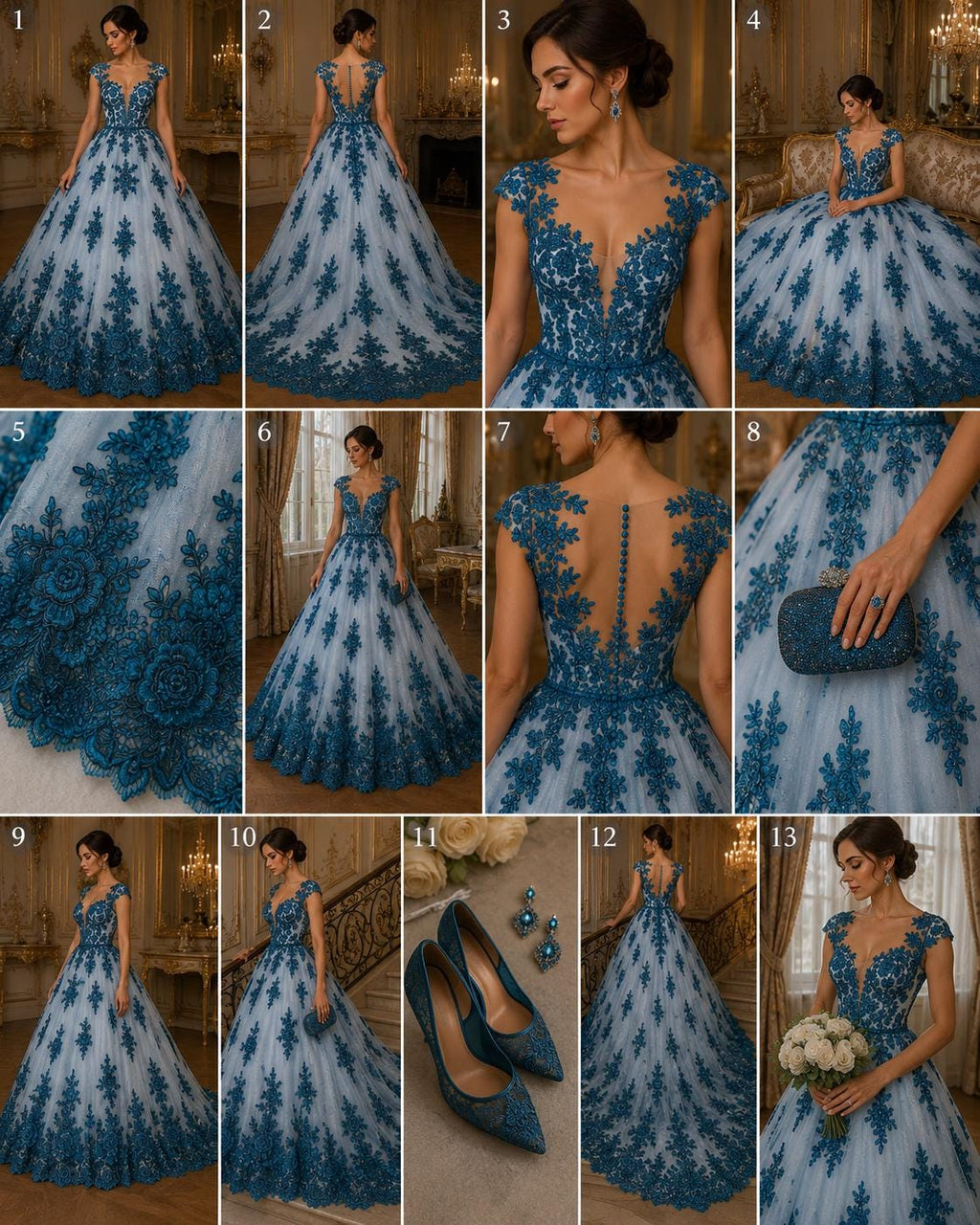 3D Floral Lace Fabric - TURQUOISE -  3D Floral Corded Mesh Fabric Lace - Fabric For Quinsiañera Dresses - Prom Dress Sold By Yard
