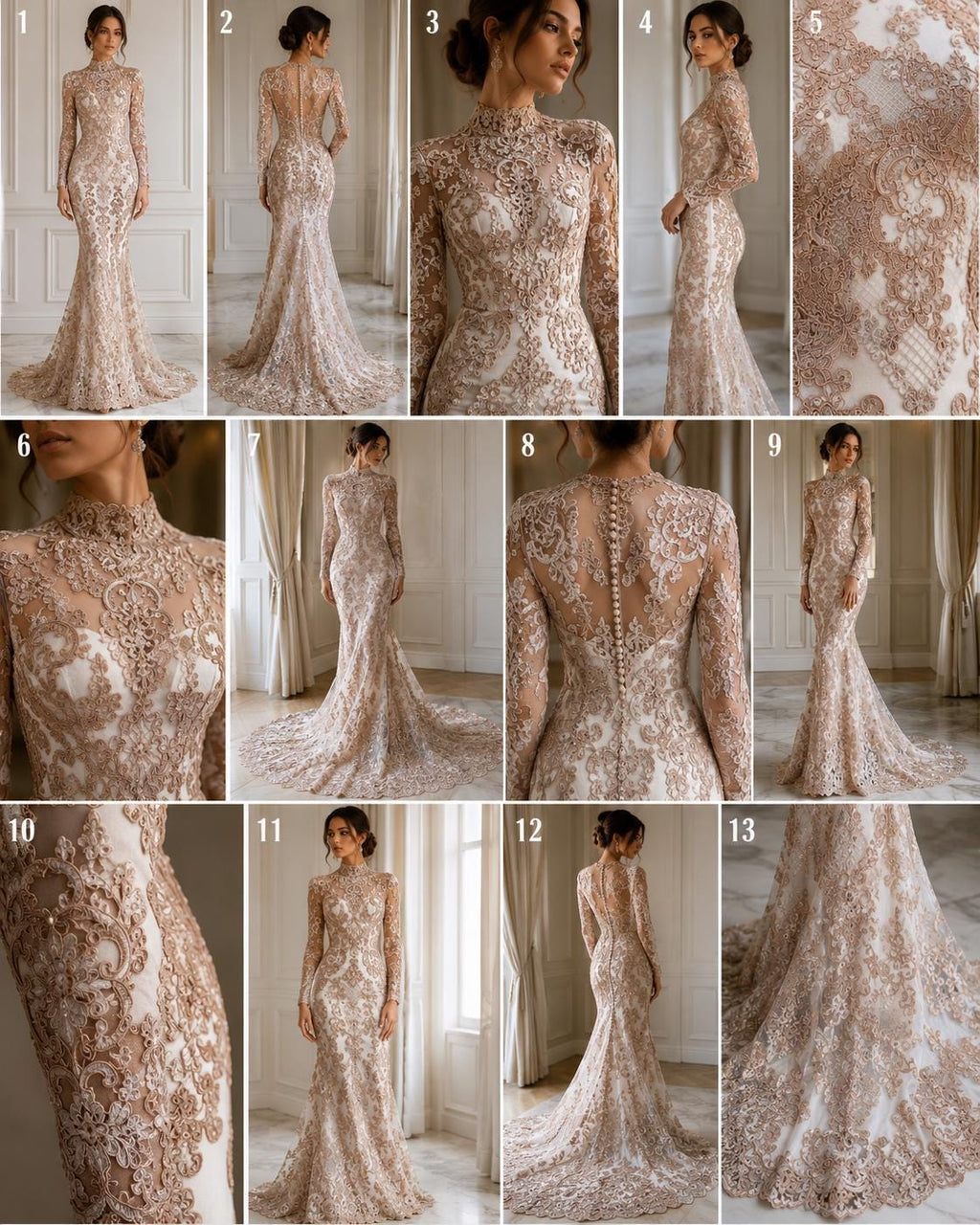 Embroidery Damask Design - DUSTY ROSE - With Sequins On A Mesh Lace Fabric - Fabric For Quinsiañera Dresses - Prom Dress Sold By Yard