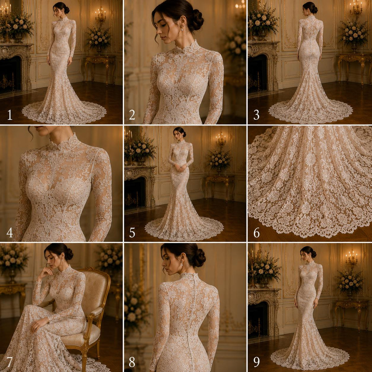 Floral Guipure Lace Fabric - BLUSH  - Bridal Wedding Dress Lace a Mesh Fabric . Sold By The Yard