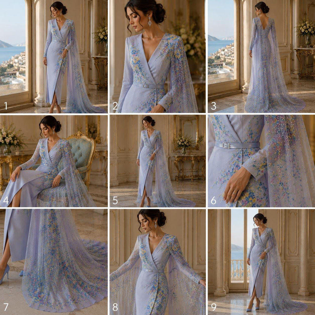 Multi Color - TURQUOISE -  Roses Glitter Design On A Mesh Lace For Quinsiañera Dresses - Prom Dress Sold By Yard