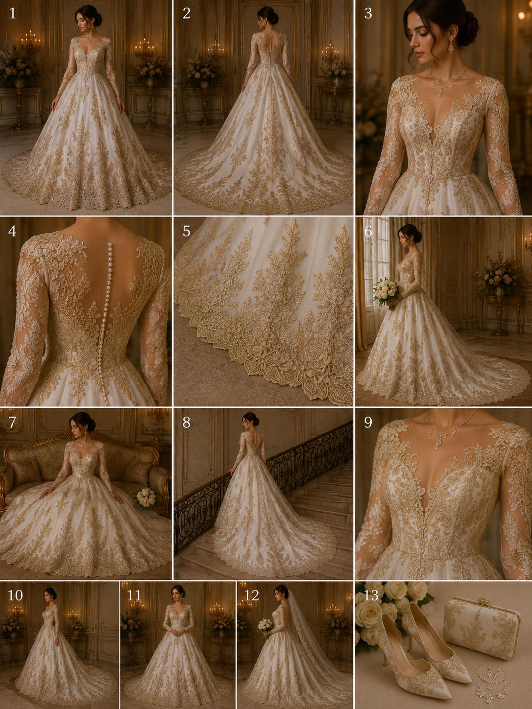 3D Floral Lace Fabric - CHAMPAGNE -  3D Floral Corded Mesh Fabric Lace - Fabric For Quinsiañera Dresses - Prom Dress Sold By Yard