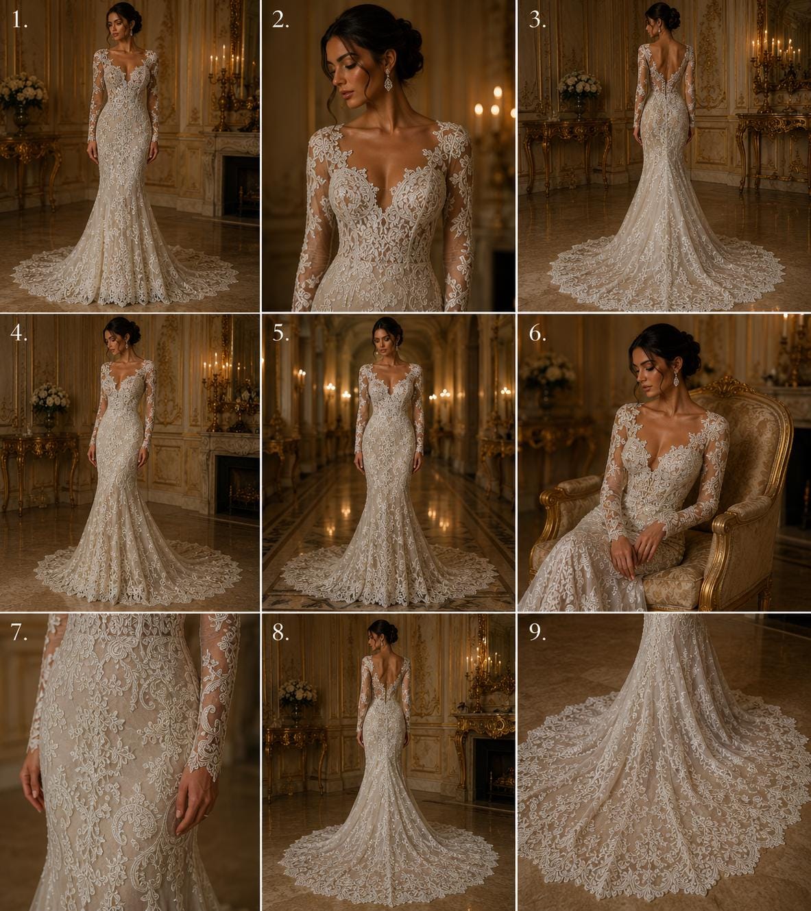 Embroidery Damask Design - IVORY - With Sequins On A Mesh Lace Fabric - Fabric For Quinsiañera Dresses - Prom Dress Sold By Yard