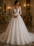 IVORY  - Luxury Lace  - Beaded Design with Embroidered Sequins and Beads On a Mesh Lace Fabric for Prom Dress. Sold By The Yard