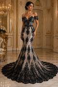 Hunter Luxurious Design Lace - Beaded Design with Embroidered Sequins and Beads On a Mesh Lace Fabric By The Yard