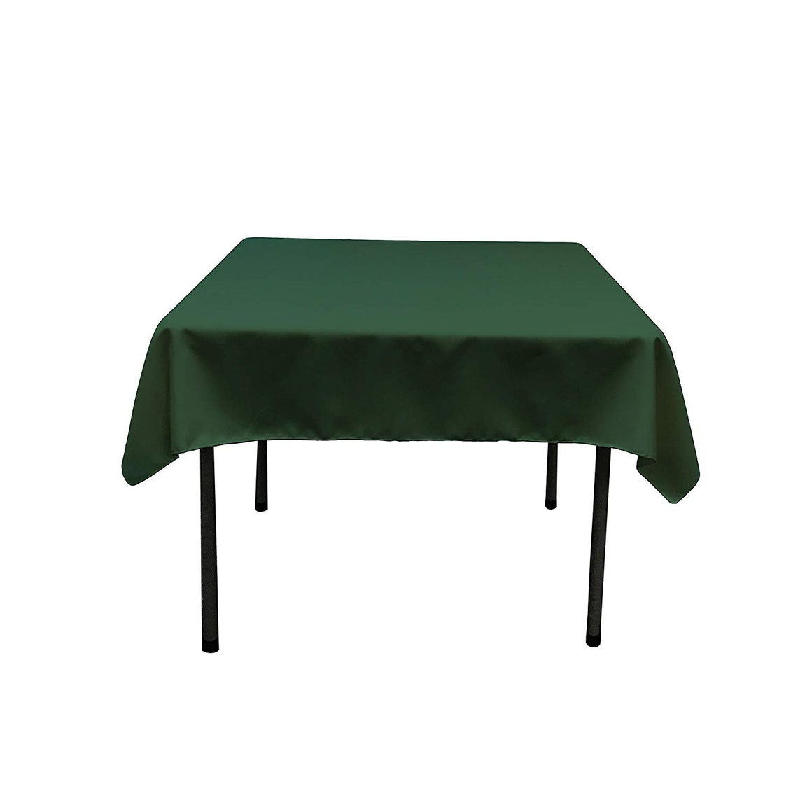 51" x 51" - Square Polyester Poplin Washable Tablecloth, Stain and Wrinkle Resistant Table Cover Fabric Table Cloth for Dinning, Kitchen, Party, Holiday
