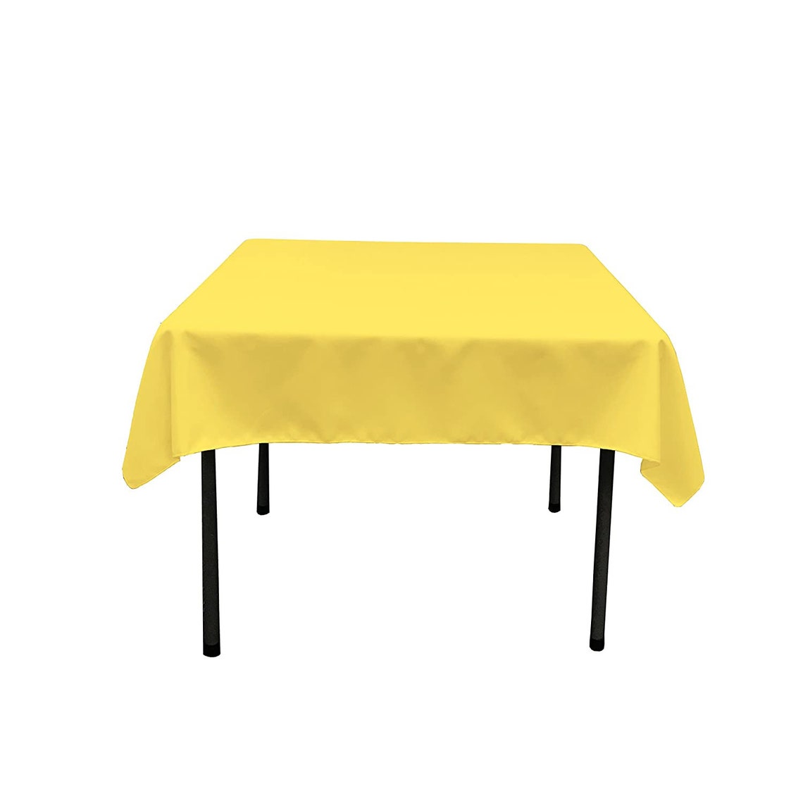 30" x 30" - Square Polyester Poplin Washable Tablecloth, Stain and Wrinkle Resistant Table Cover Fabric Table Cloth for Dinning, Kitchen, Party, Holiday