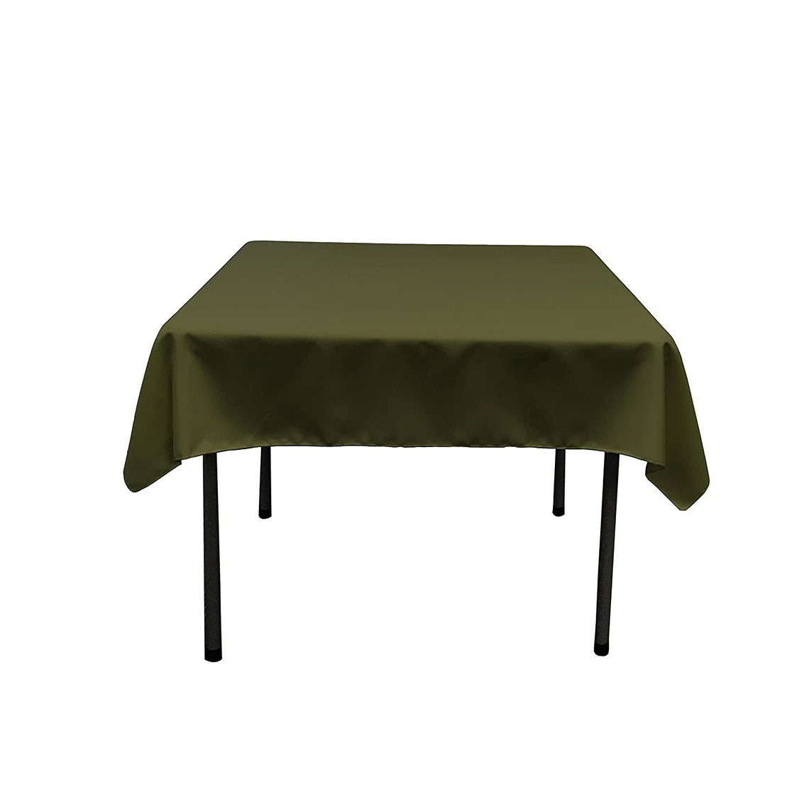 42" x 42" - Square Polyester Poplin Washable Tablecloth, Stain and Wrinkle Resistant Table Cover Fabric Table Cloth for Dinning, Kitchen, Party, Holiday