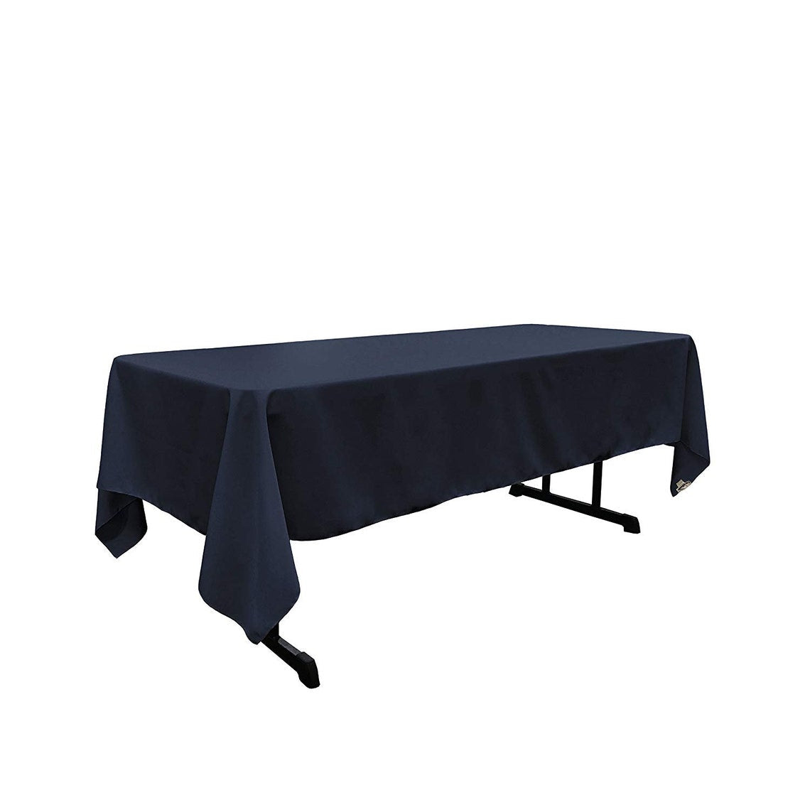 60" x 90" - Rectangular Polyester Poplin Washable Tablecloth, Stain and Wrinkle Resistant Table Cover Fabric Table Cloth for Dinning, Kitchen, Party,