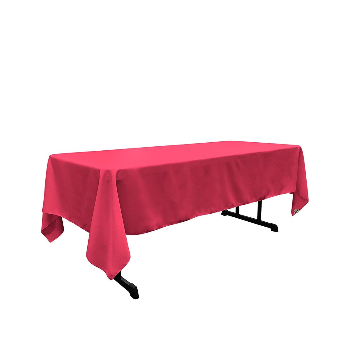 60" x 72" - Rectangular Polyester Poplin Washable Tablecloth, Stain and Wrinkle Resistant Table Cover Fabric Table Cloth for Dinning, Kitchen, Party,