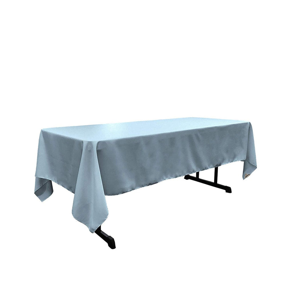60" x 72" - Rectangular Polyester Poplin Washable Tablecloth, Stain and Wrinkle Resistant Table Cover Fabric Table Cloth for Dinning, Kitchen, Party,