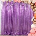 LAVENDER - Sequin Backdrop 1 Panel 10FT x 10FT Christmas Party Backdrop Curtains Glitter Photo Background for Wedding Baby Shower Decoration
