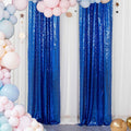 ROYAL - Sequin Curtains 2 Panels - Baby Shower Backdrop Glitter Backdrop Sequin Backdrop for Wedding