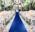 ROYAL - Aisle Sequin Floor Runner - Perfect For Your Ceremony Floor Carpet Runner Aisle Runners for Weddings Fabric Aisle Runner for Party